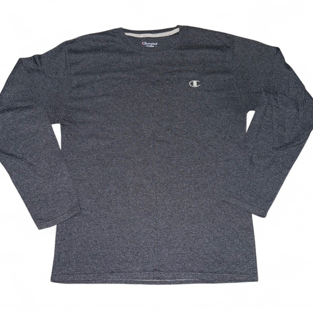 Champion Men's Gray Long Sleeve Shirt